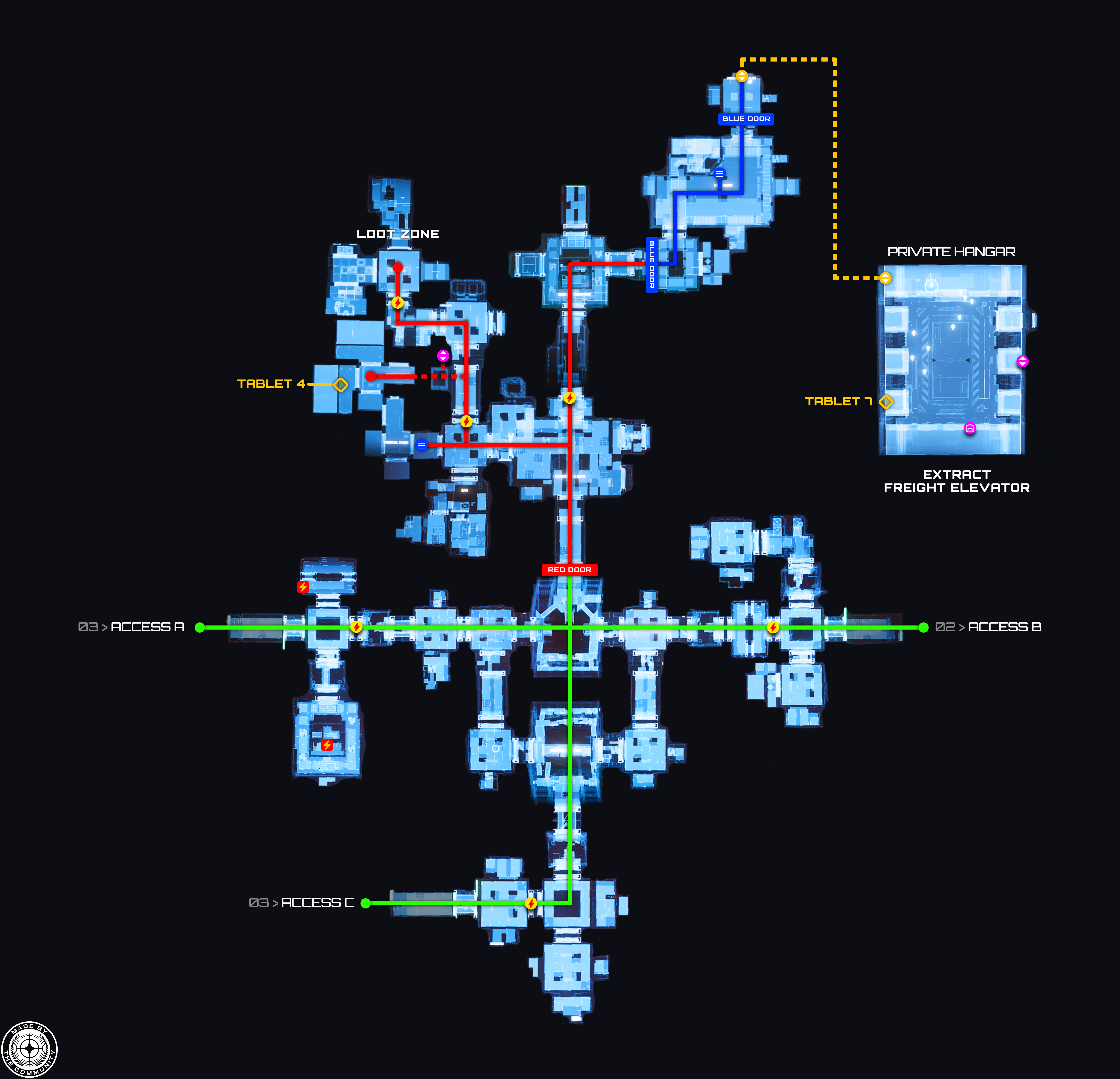 Orbituary route map used by Longshot Timers.